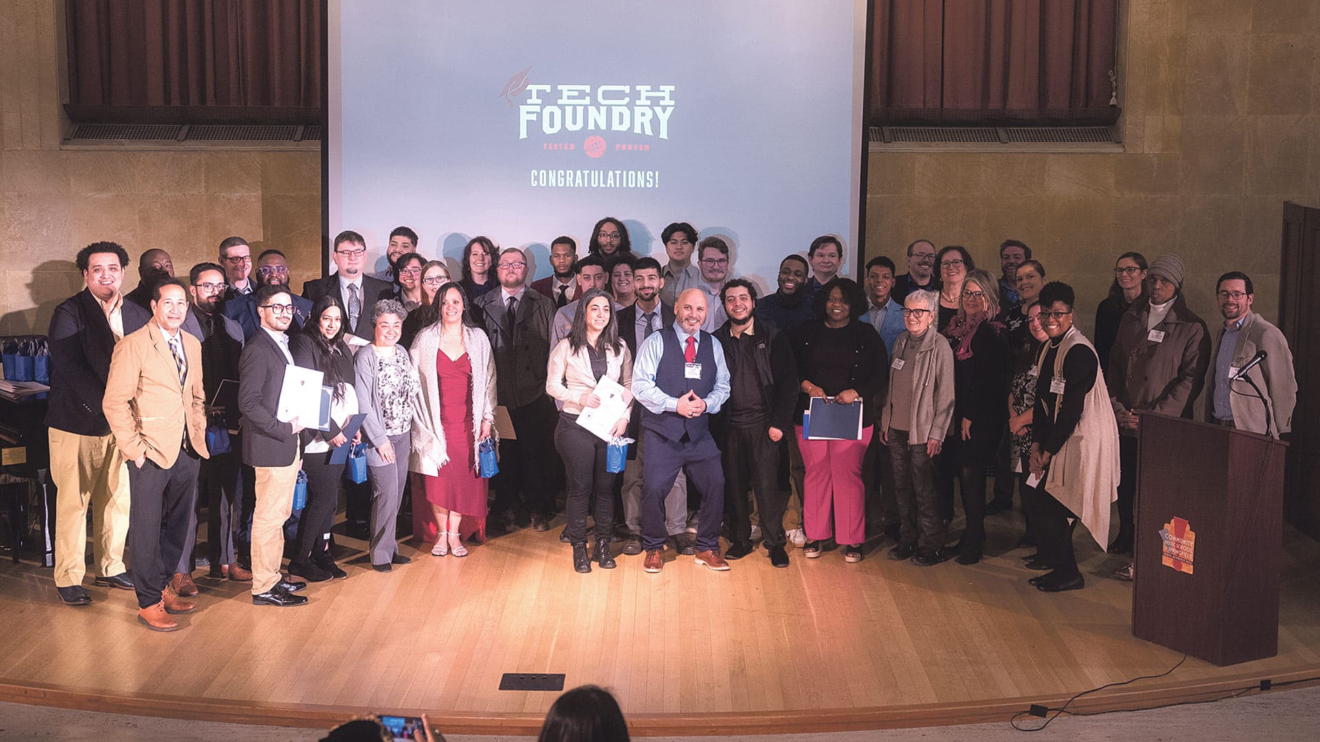 Tech Foundry graduated its fall 2024 cohort of students