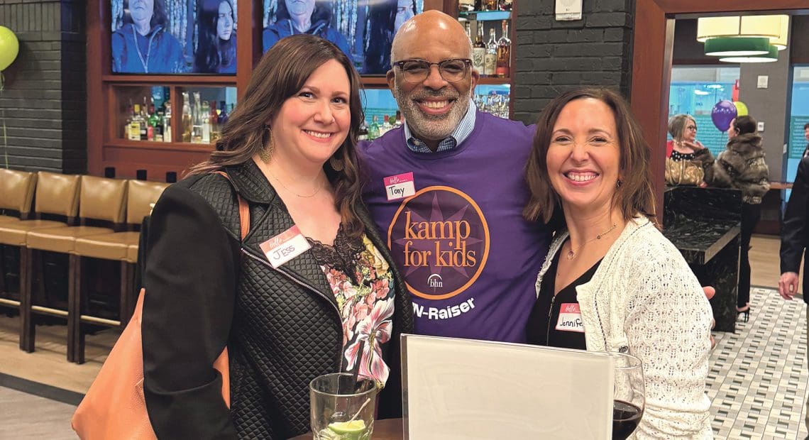from left: BHN Chief Operating Officer Jessica Deflumer, Senior Vice President Tony Boswell, and Senior Vice President Jennifer Doutre