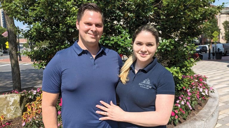 Francis and Rocio George say their use of body cameras is unusual in the cleaning industry, and a strong selling point.