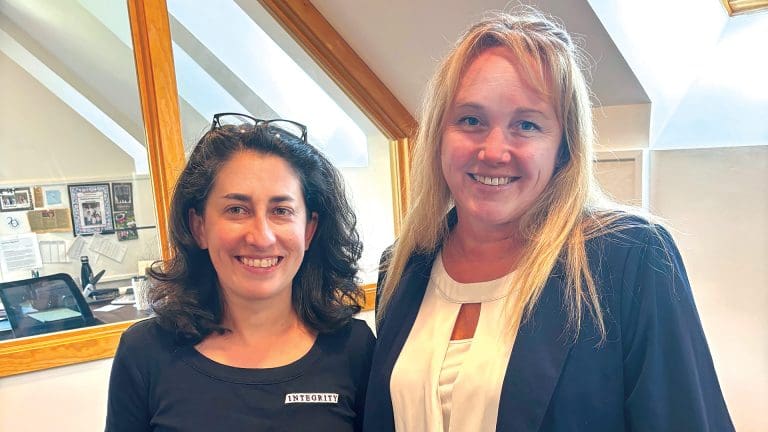 Anna Cook (left) and Heidi Flanders