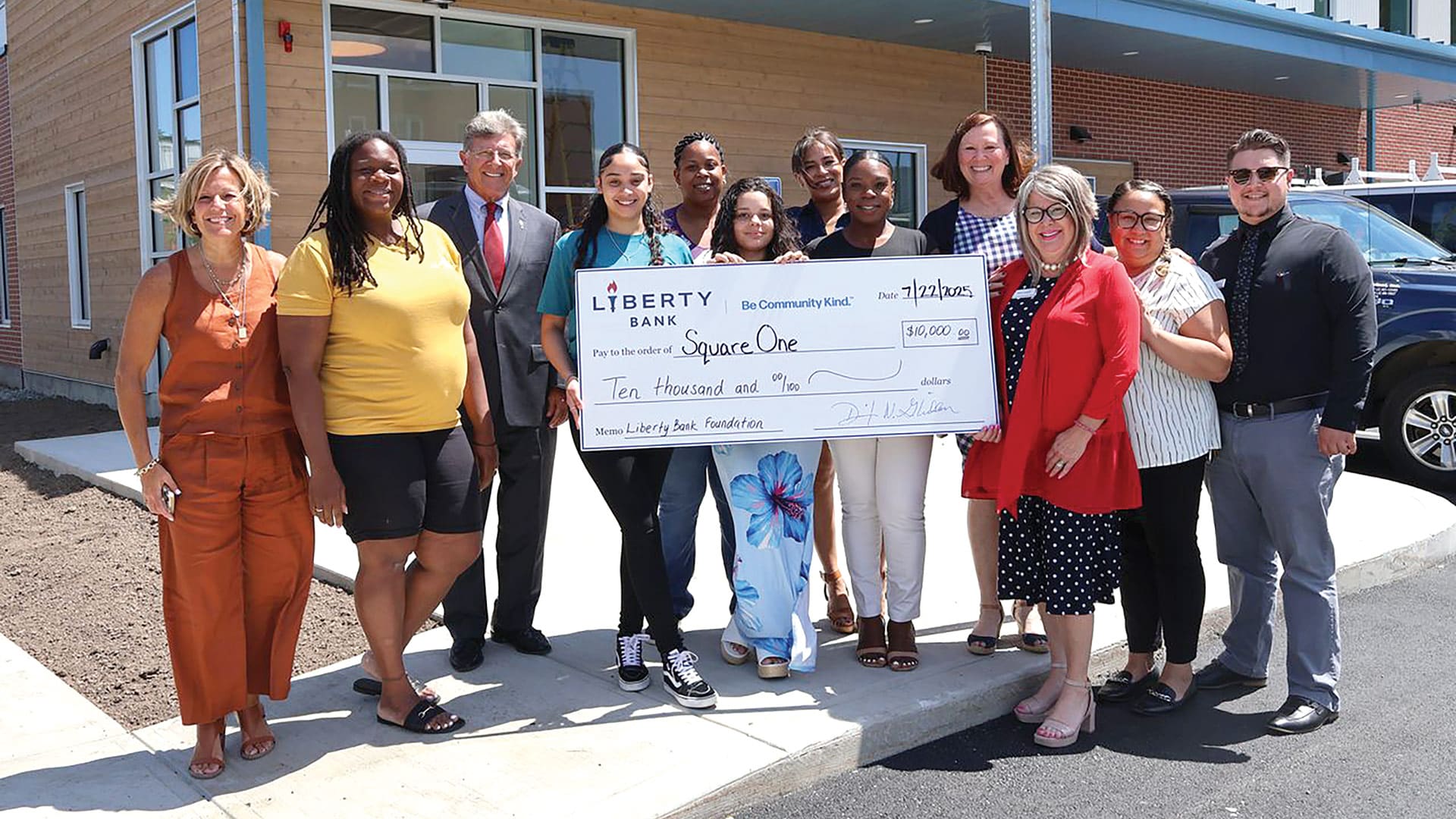 The Liberty Bank Foundation recently donated $10,000 to Square One in support of its Learn & Earn Workforce Development initiative.