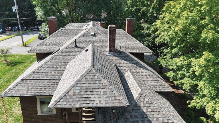A finished project from Sexton Roofing & Siding.