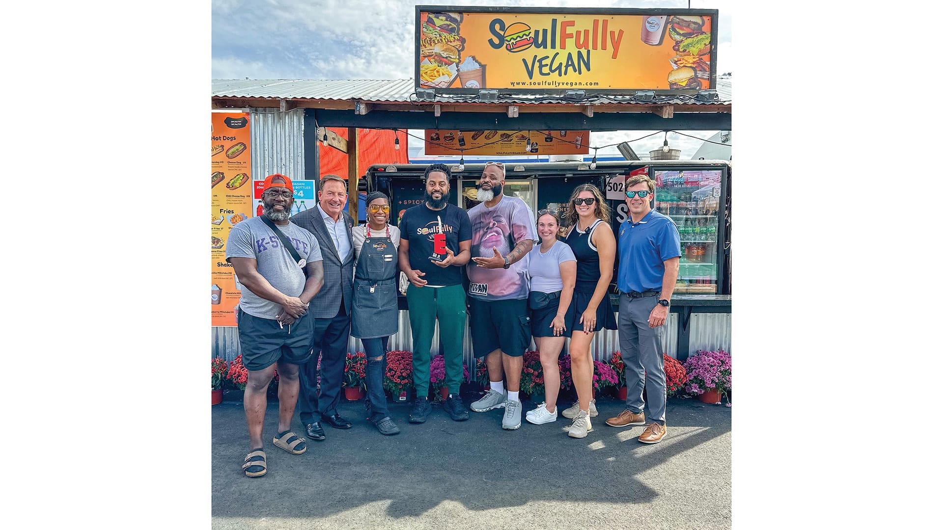 The award for Best Sweet Treat went to the spicy PB&J vegan ice cream sundae from Soulfully Vegan, owned by Calvin and Allison Vaughn