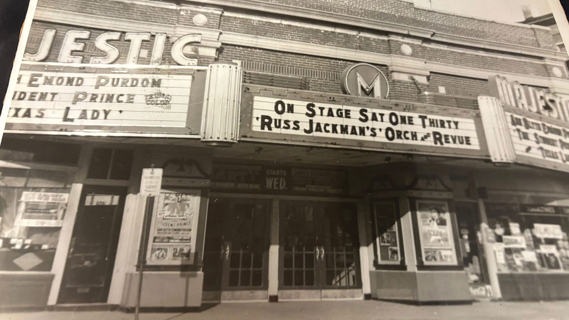The historic Majestic Theater opened in 1928.