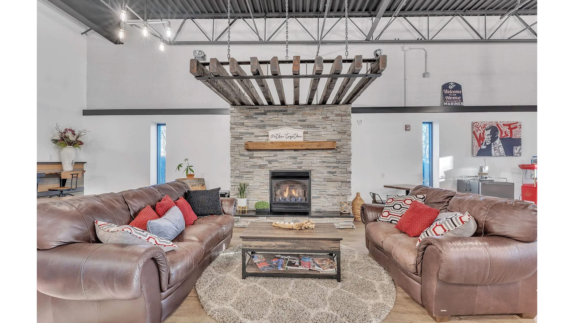 The Lounge at Next Level Cowork Space.