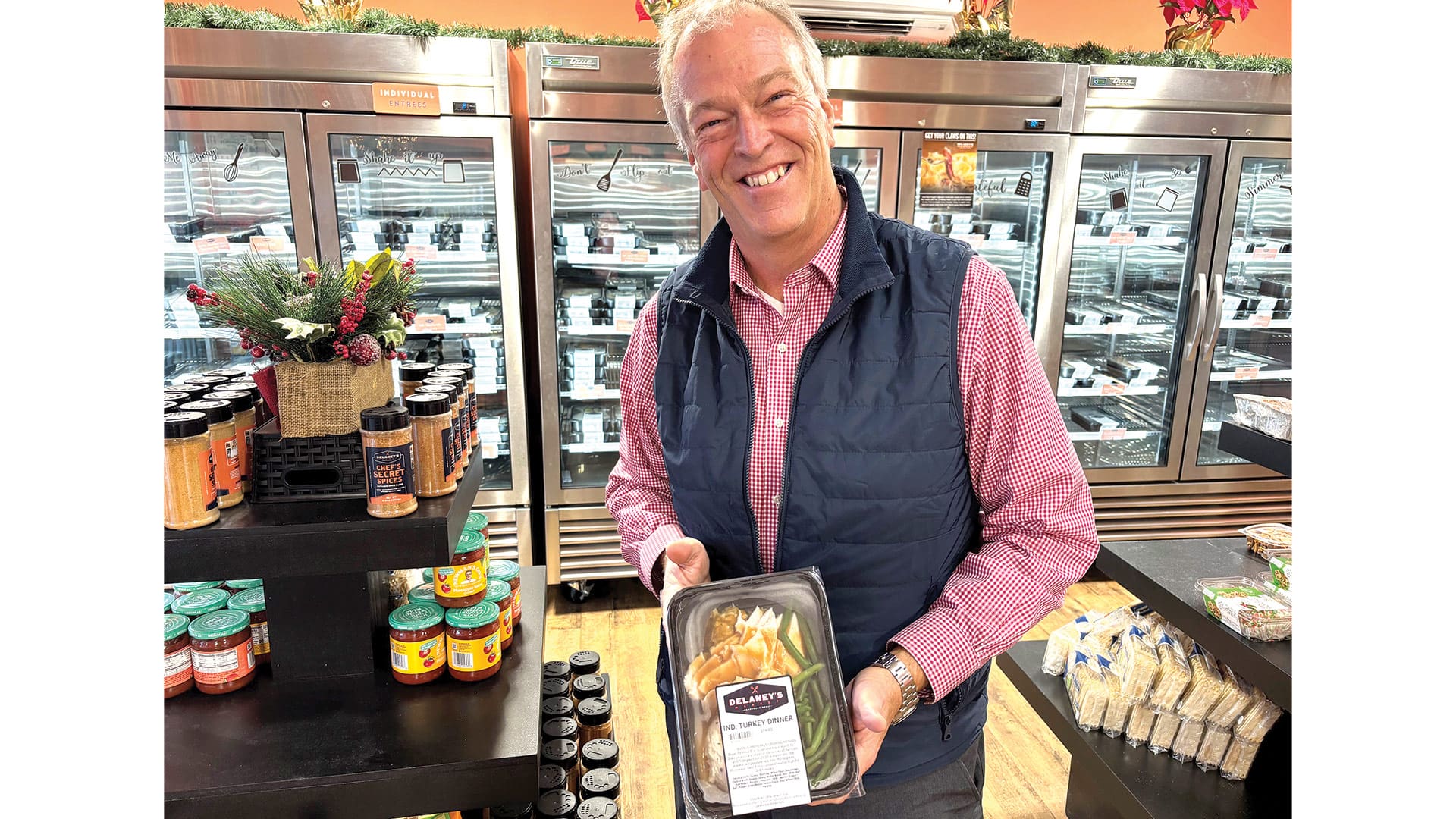 Peter Rosskothen says his chain of Delaney’s Markets continues to grow, evolve, and draw repeat customers.