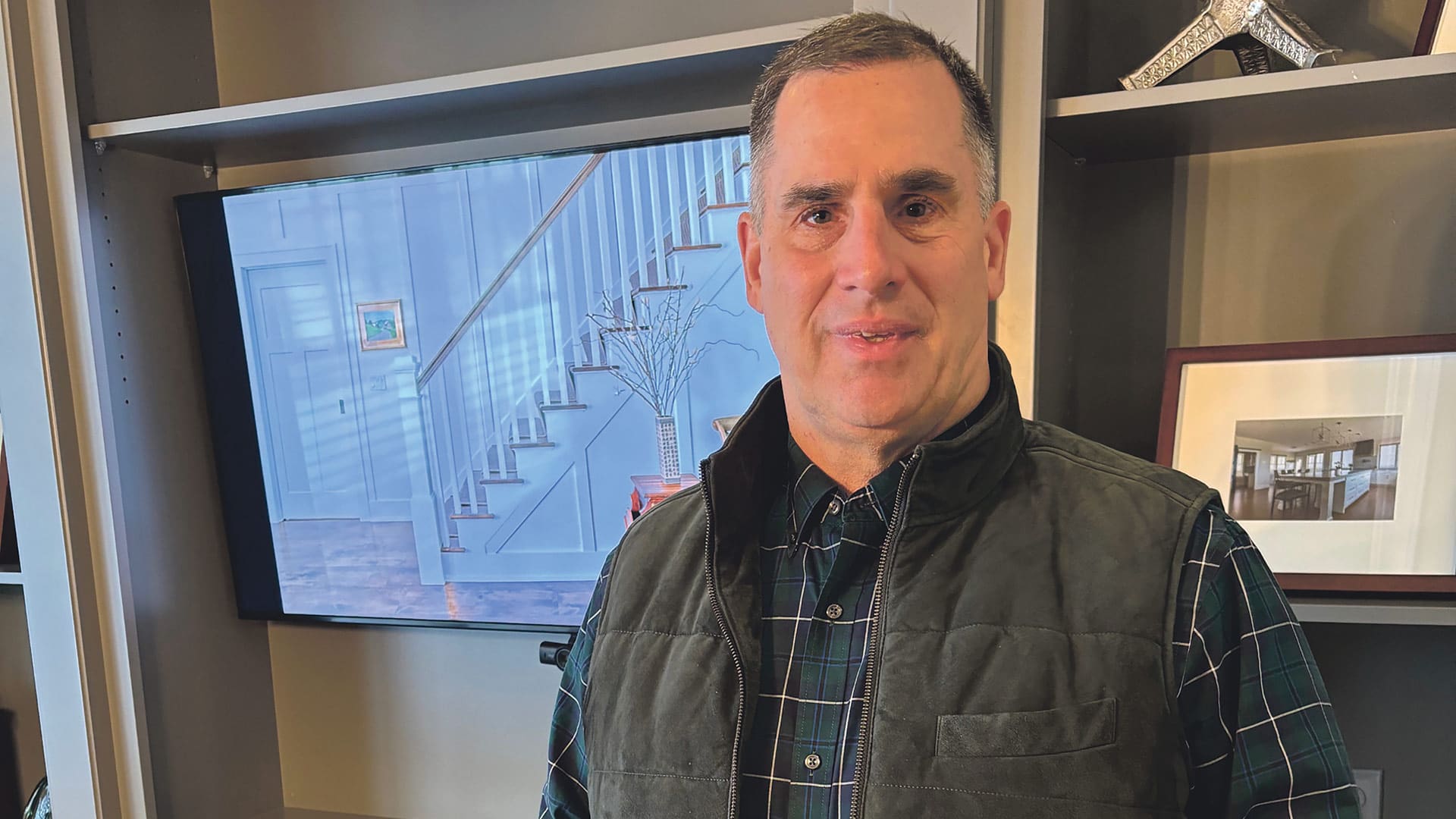 Bill Laplante says a good number of whole house renovations contributed to a record year for his company.Staff Photo
