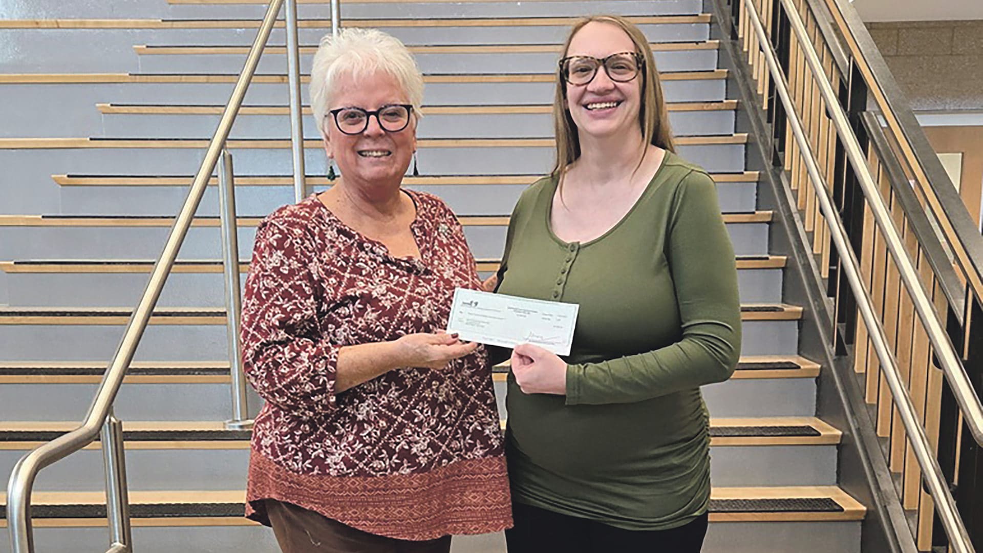 Pictured: Theresa Allie, a volunteer coordinator with Westfield Soup Kitchen (left), and Denise Clark, senior assistant branch manager at bankESB.