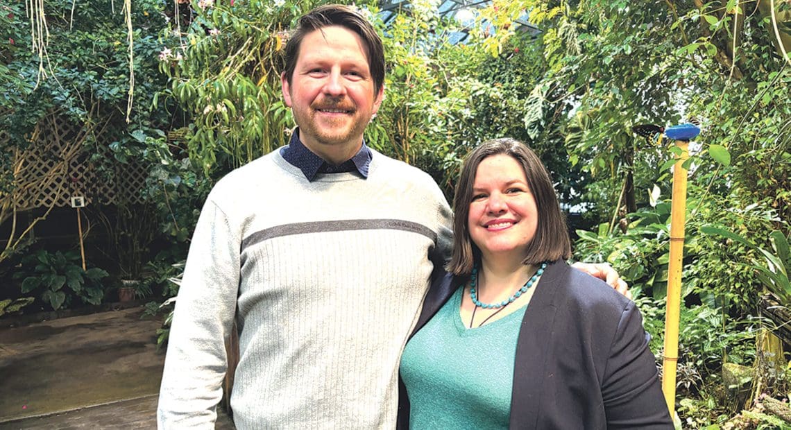 Victoria Tubbs and Vytautas Sukys have big plans for Magic Wings Butterfly Conservatory.