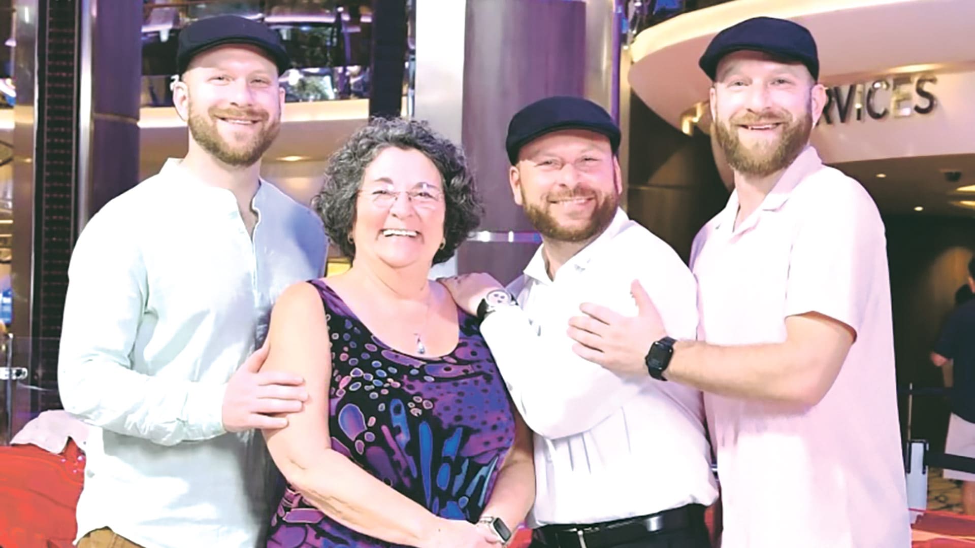 The leadership team at Ace Chimney Sweeps, Kelly Kapinos and her sons, from left, Kelly, Matty, and Joey.