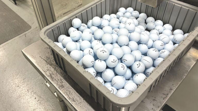 The growing popularity of golf is a boon to manufacturers, as the average player uses about three balls per round.