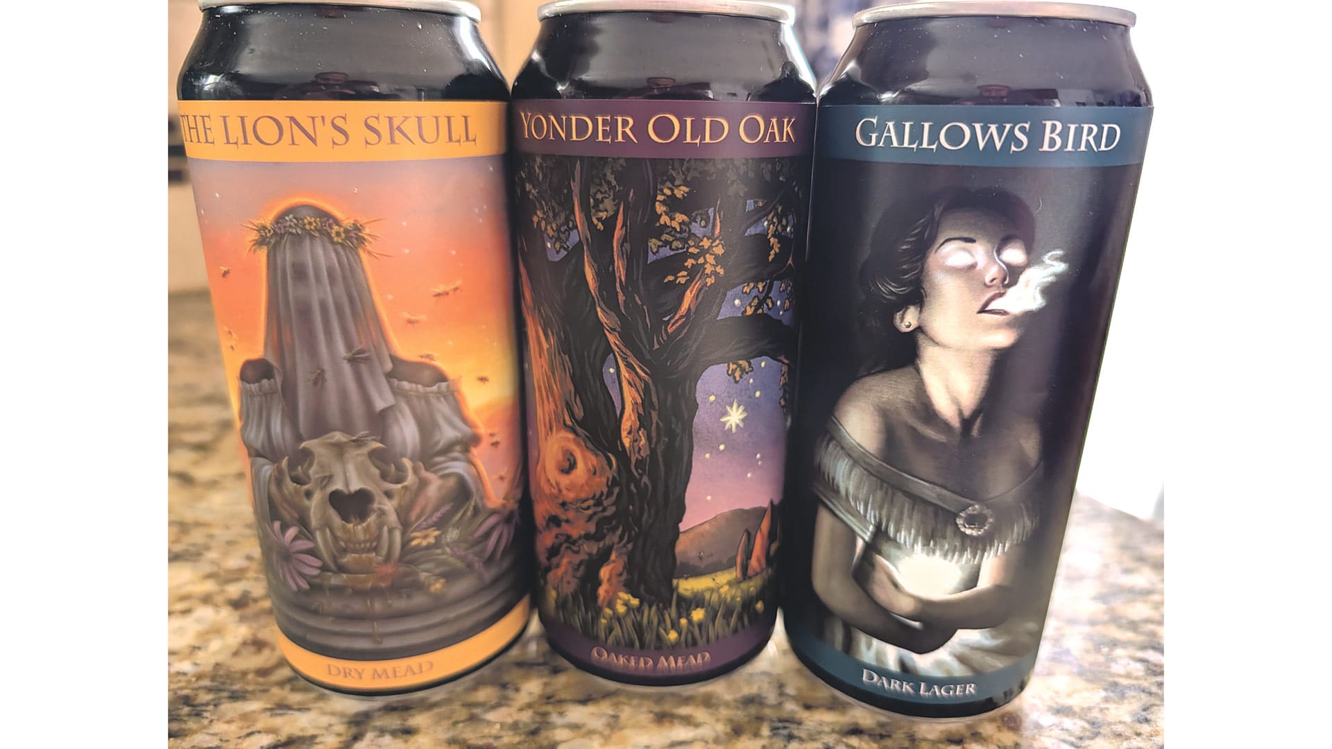 All artwork on the brewery’s cans is created by local artists.