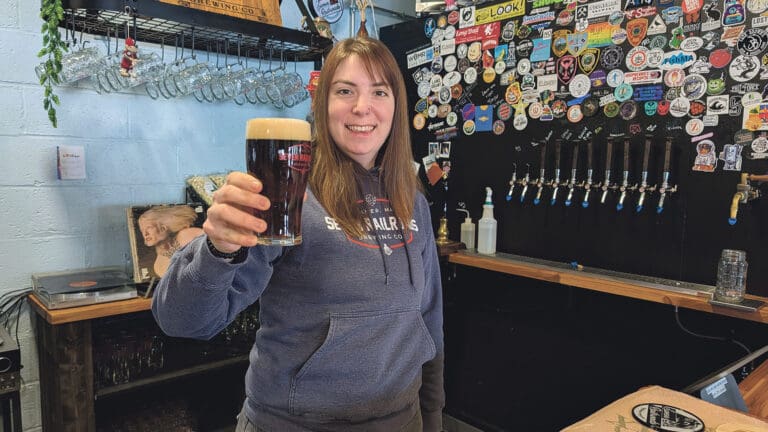 Rachel Rosenbloom says plenty of regulars come to Seven Railroads Brewing Co. for the beer, the fun, and the community connections.