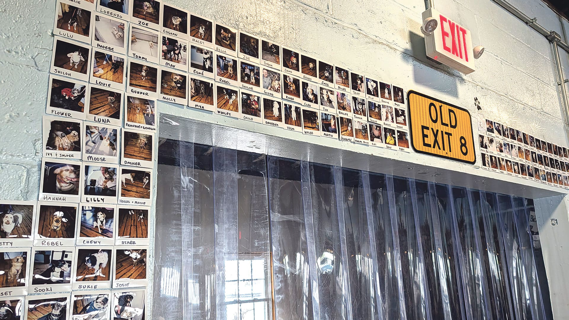 A truly dog-friendly establishment, Seven Railroads has a wall full of photos of patrons’ best friends.