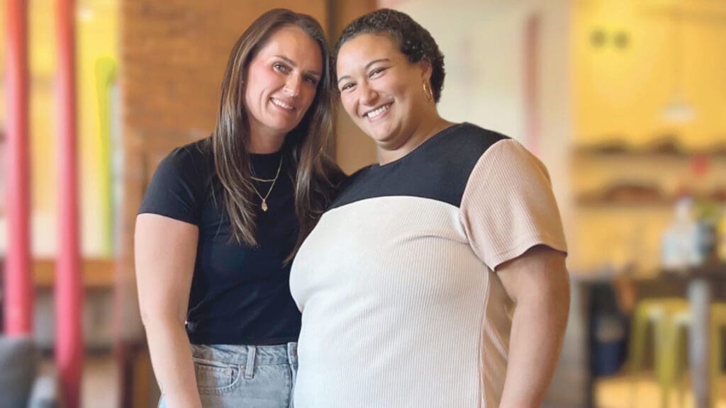 Sarah Little (left) and Nismah Osman want people to walk into Greenspace CoWork and think, “I belong here.”