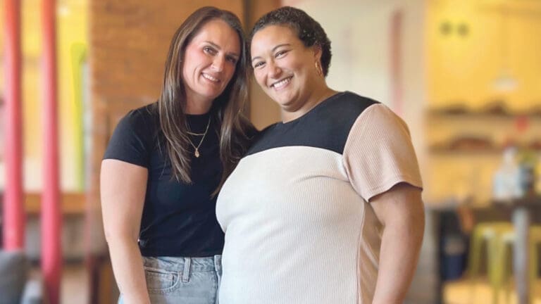 Sarah Little (left) and Nismah Osman want people to walk into Greenspace CoWork and think, “I belong here.”
