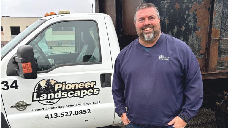 Brian Campedelli says the harsh winter benefited landscapers in a few ways; it gave a solid start to those that plow snow, and it created great anticipation for spring.