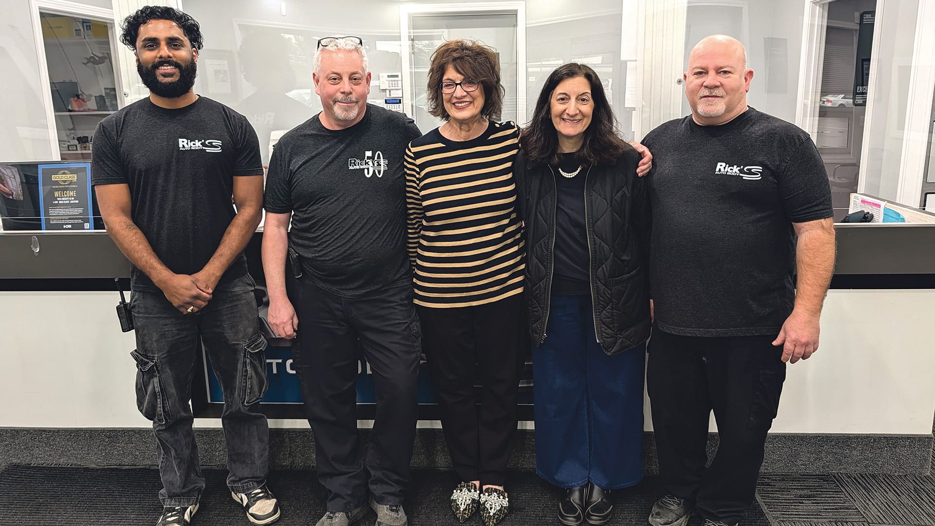 The leadership team at Rick’s Auto Body