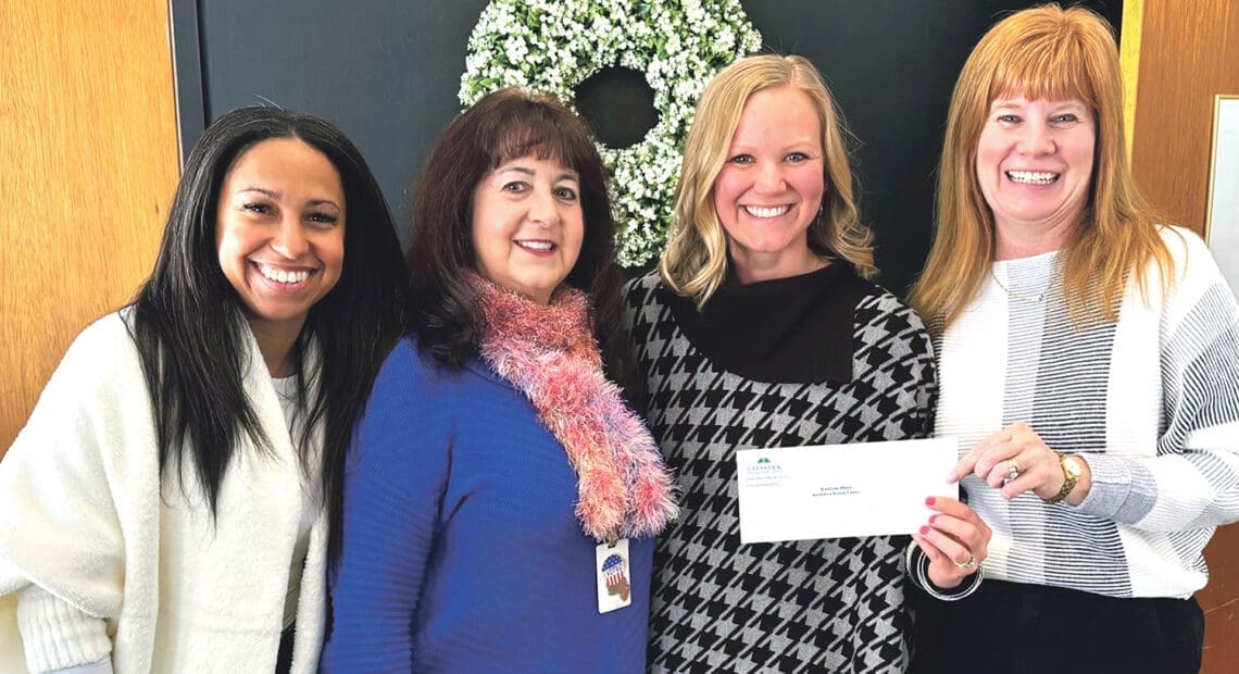 Pictured: Katelynn Miner, founder and executive director at Berkshire Dream Center (third from left) with, from left, Greylock’s Rachel Mabee, Cindy Shogry-Raimer, and Jamie Moncecchi.