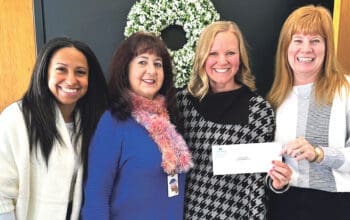 Pictured: Katelynn Miner, founder and executive director at Berkshire Dream Center (third from left) with, from left, Greylock’s Rachel Mabee, Cindy Shogry-Raimer, and Jamie Moncecchi.