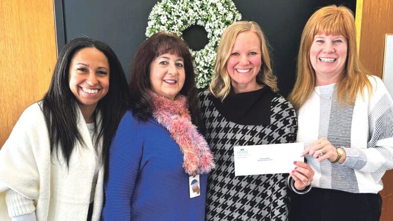 Pictured: Katelynn Miner, founder and executive director at Berkshire Dream Center (third from left) with, from left, Greylock’s Rachel Mabee, Cindy Shogry-Raimer, and Jamie Moncecchi.